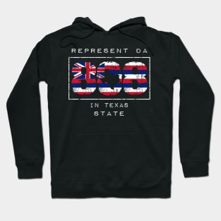 Rep Da 808 in Texas State by Hawaii Nei All Day Hoodie
